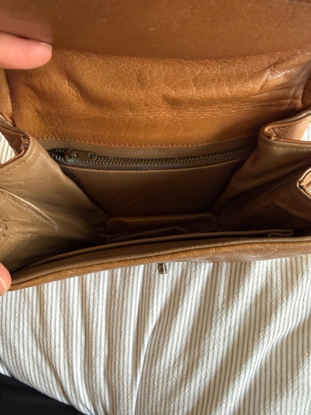 Brown Leather Hand Bag - Picture 4 of 7